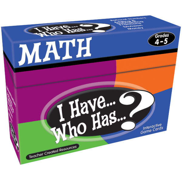 ERSTCR7833.jpg I Have, Who Has Math Game, Grade 4-5