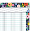 Wildflowers Incentive Chart, 17" x 22", Pack of 6