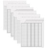 White Incentive Write-On-Wipe-Off Chart, Pack of 6