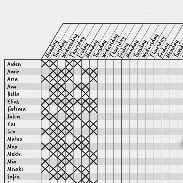 White Incentive Write-On-Wipe-Off Chart, Pack of 6