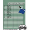 Eucalyptus Green Incentive Write-On-Wipe-Off Chart, Pack of 6