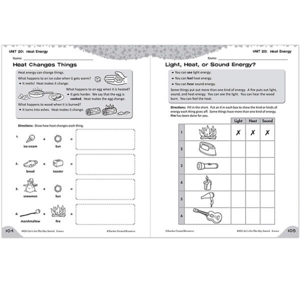 Lets Get This Day Started: Science Grade 1