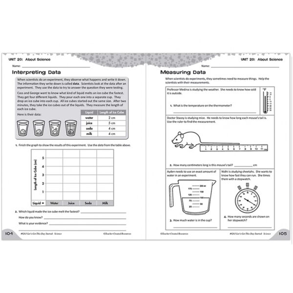 Lets Get This Day Started: Science Grade 3