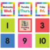 Colorful Calendar Pocket Chart Cards, 104 Per Pack, 3 Packs