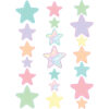 Pastel Pop Star Accents - Assorted Sizes, 60 Per Pack, 3 Packs