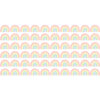 Pastel Pop Rainbows Die-Cut Border Trim, 35 Feet Per Pack, 6 Packs