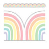 Pastel Pop Rainbows Die-Cut Border Trim, 35 Feet Per Pack, 6 Packs