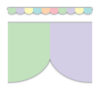 Pastel Pop Scalloped Border Trim, 35 Feet Per Pack, 6 Packs