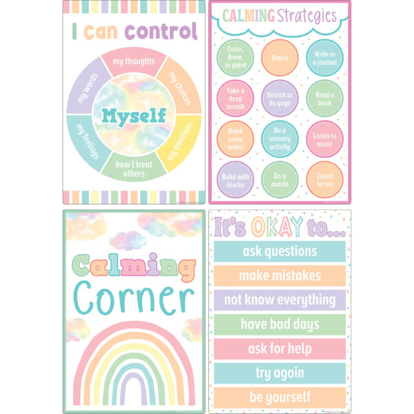 ERSTCR8439_1.jpg Pastel Pop Calming Strategies Small Poster 12-Pack
