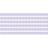 Lavender Scalloped Border Trim, 35 Feet Per Pack, 6 Packs