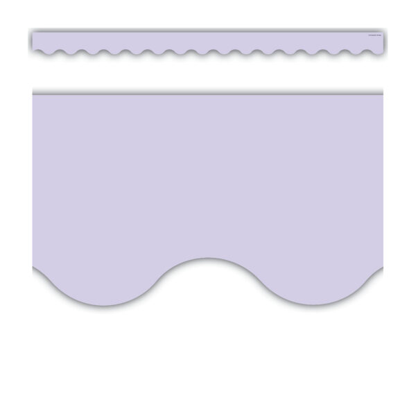 Lavender Scalloped Border Trim, 35 Feet Per Pack, 6 Packs