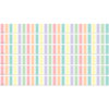 Pastel Pop Stripes Straight Border Trim, 35 Feet Per Pack, 6 Packs