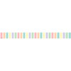 Pastel Pop Stripes Straight Border Trim, 35 Feet Per Pack, 6 Packs