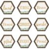 Eucalyptus Positive Words Mini Accents, 36 Per Pack, 6 Packs