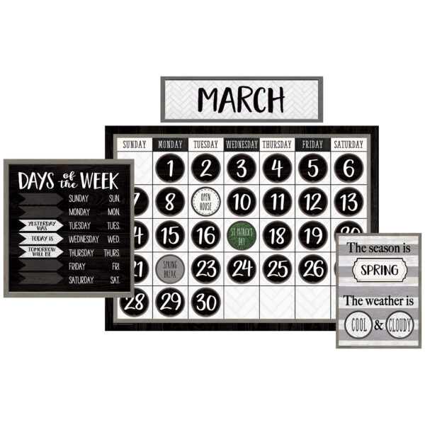 Modern Farmhouse Calendar Bulletin Board Modern Farmhouse Calendar Bulletin Board