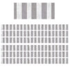 Modern Farmhouse Gray Stripes Straight Border Trim, 35 Feet, 6 Packs