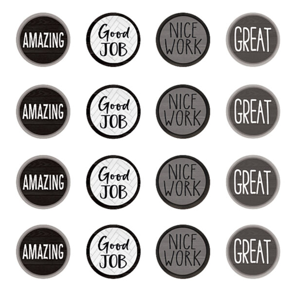 Modern Farmhouse Mini Stickers, 378 Per Pack, 12 Packs