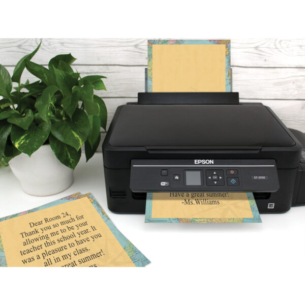 Travel the Map Computer Paper, 8.5" x 11", 50 Sheets Per Pack, 6 Packs