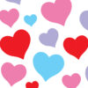 Charming Hearts Stickers, 120 Per Pack, 12 Packs