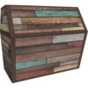 Reclaimed Wood Design Chest, Pack of 2