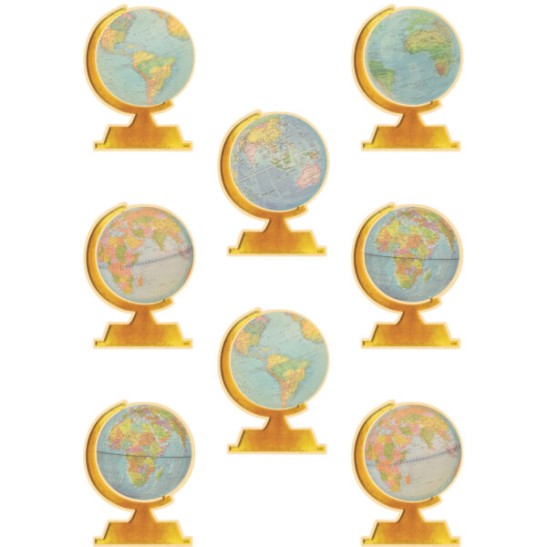 Travel The Map Globes Accents, 30 Per Pack, 3 Packs