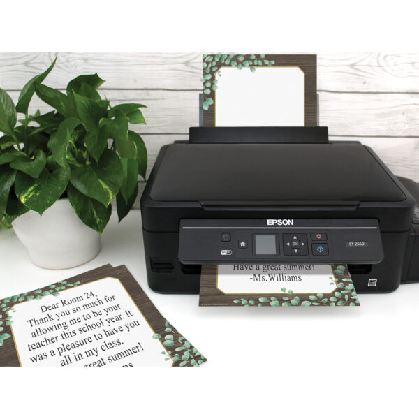 Eucalyptus Computer Paper, 8-1-2" x 11", 50 Sheets Per Pack, 6 Packs