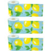 Lemon Zest Straight Rolled Border Trim, 50 Feet Per Roll, Pack of 3