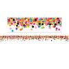Confetti Straight Rolled Border Trim, 50 Feet Per Roll, 3 Rolls