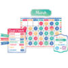 Watercolor Calendar Bulletin Board Display Set