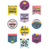 Oh Happy Day Positive Sayings Accents, 30 Per Pack, 3 Packs