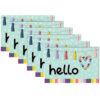 Oh Happy Day Hello Postcards, 30 Per Pack, 6 Packs