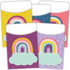 Oh Happy Day Library Pockets - Multi-Pack Oh Happy Day Library Pockets, 3 Packs