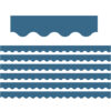 Slate Blue Scalloped Border Trim, 35 Feet, 6 Packs