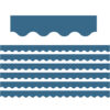 Slate Blue Scalloped Border Trim, 35 Feet, 6 Packs