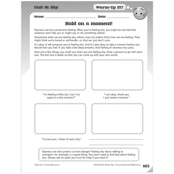 Daily Warm-Ups: Social-Emotional Reflections (Gr. 5)