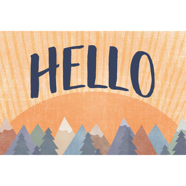 Moving Mountains Hello Postcards, 30 Per Pack, 6 Packs