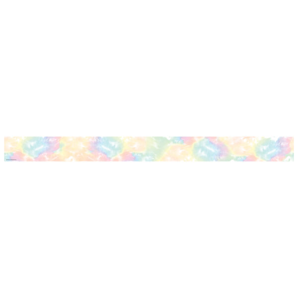 Pastel Pop Tie-Dye Straight Rolled Border Trim, 50 Feet, 3 Rolls