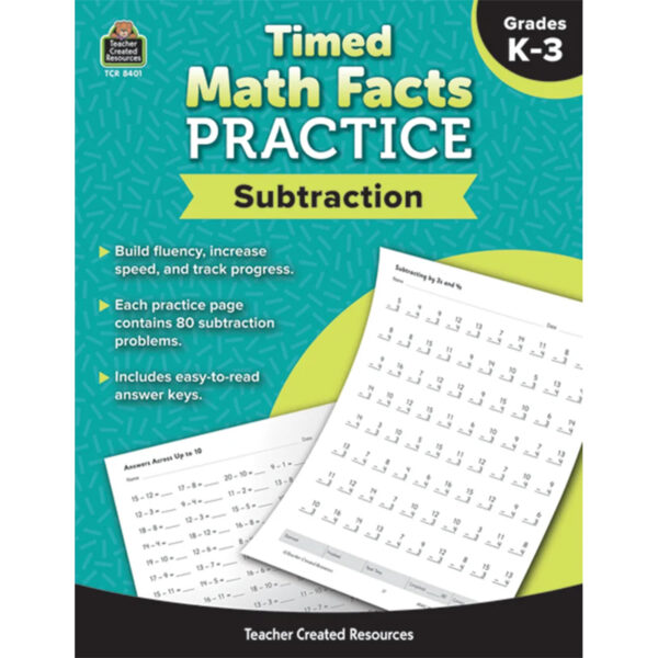 ERSTCRTMFCKIT_1.jpg Timed Math Facts Practice: Addition, Subtraction, Multiplication & Division Set