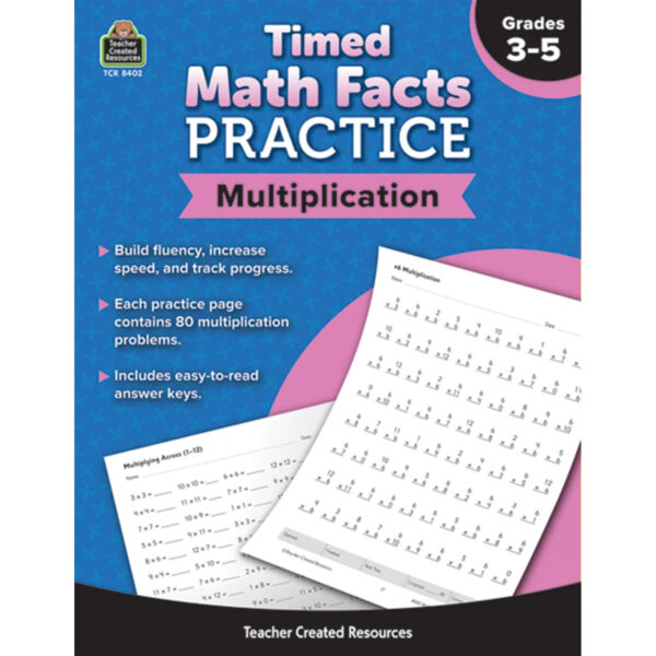ERSTCRTMFCKIT_2.jpg Timed Math Facts Practice: Addition, Subtraction, Multiplication & Division Set
