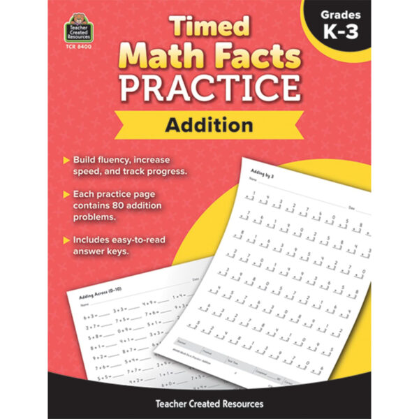 ERSTCRTMFCKIT_3.jpg Timed Math Facts Practice: Addition, Subtraction, Multiplication & Division Set