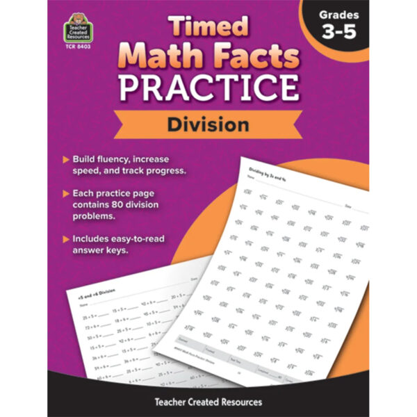 ERSTCRTMFCKIT_4.jpg Timed Math Facts Practice: Addition, Subtraction, Multiplication & Division Set