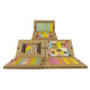Classroom Mgnetic Wooden Block Kit, 130 Pieces