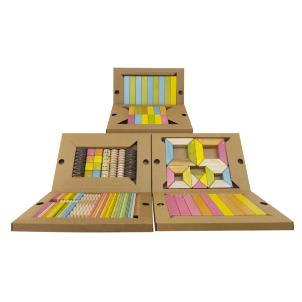 Classroom Mgnetic Wooden Block Kit, 130 Pieces