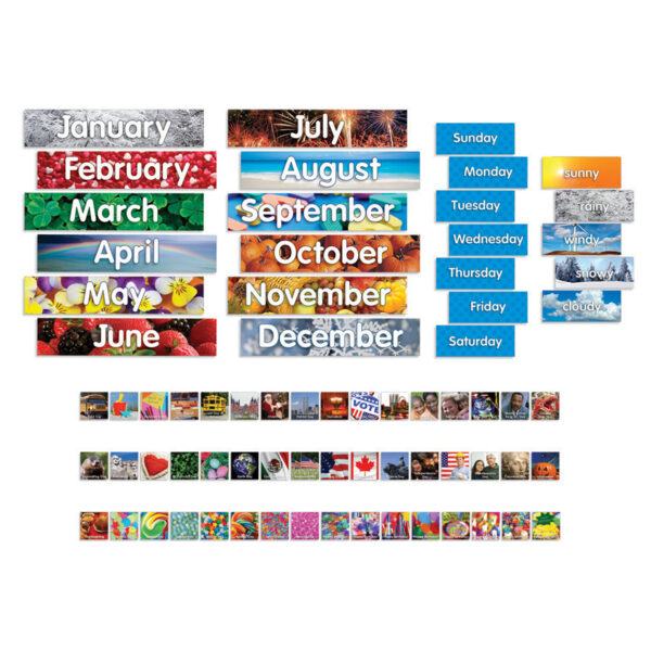 Photo Calendar Bulletin Board Set