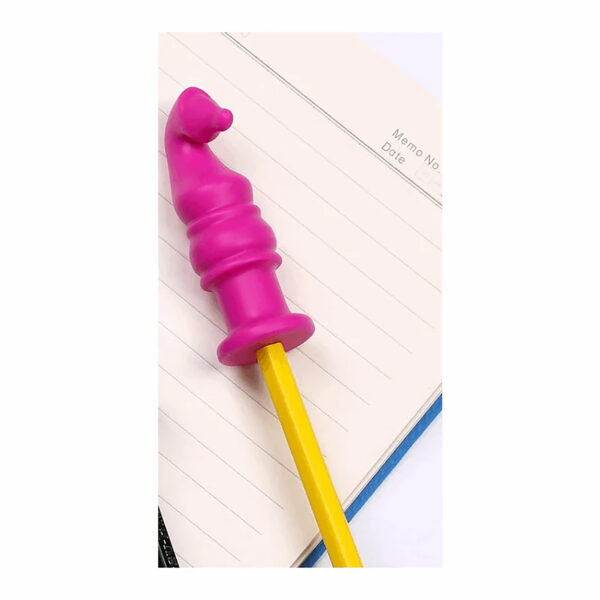 Horse Silicone Chewable Pencil Topper, Pack of 6