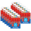 Solid Tempera Paint Sticks, Single Color Pack, Red, 12 Per Box, 12 Boxes