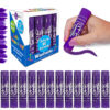 Solid Tempera Paint Sticks, Single Color Pack, Purple, 12 Per Pack, 2 Packs
