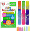 Solid Tempera Paint Sticks, Neon Colors, 6 Per Pack, 6 Packs
