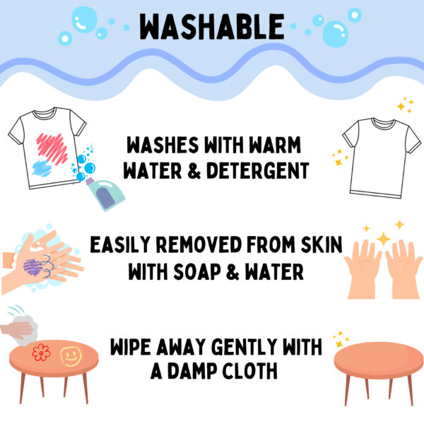 Solid Tempera Paint Sticks, Metallic Colors, 6 Per Pack, 6 Packs