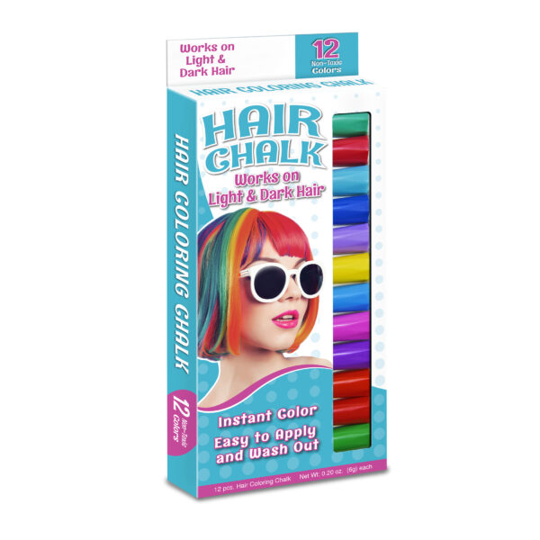 •HAIR CHALK GEN 2 Hair Coloring Chalk, 12 Colors
